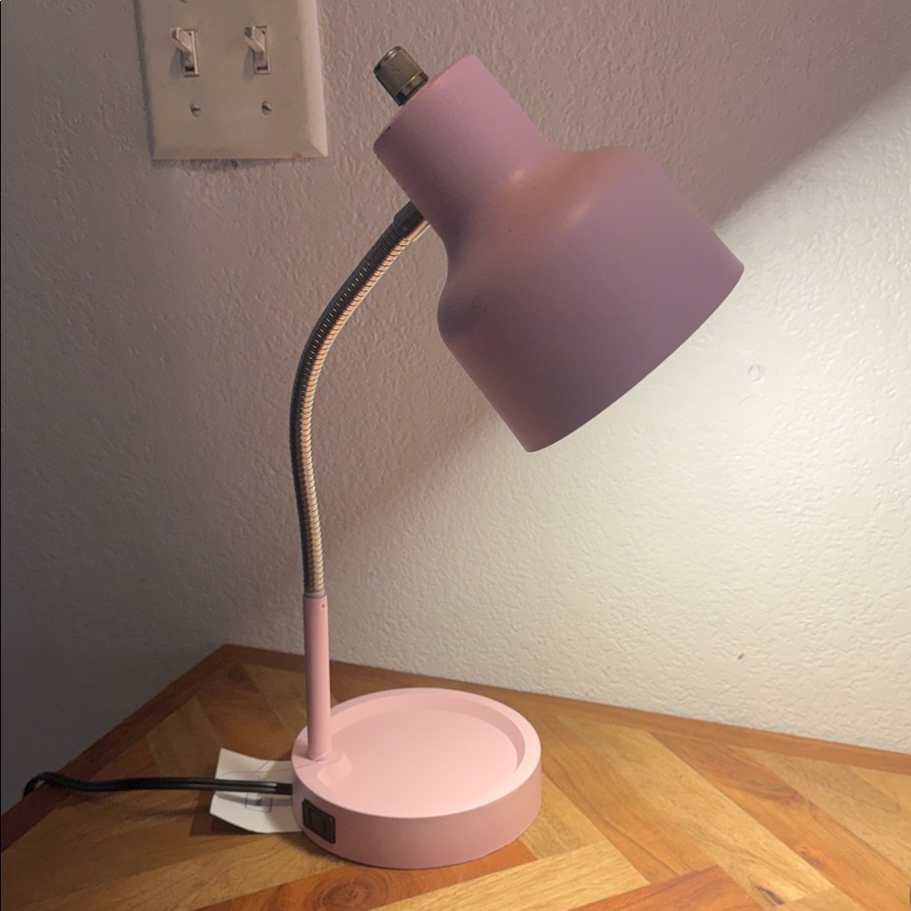 LED Pink Desk Lamp
